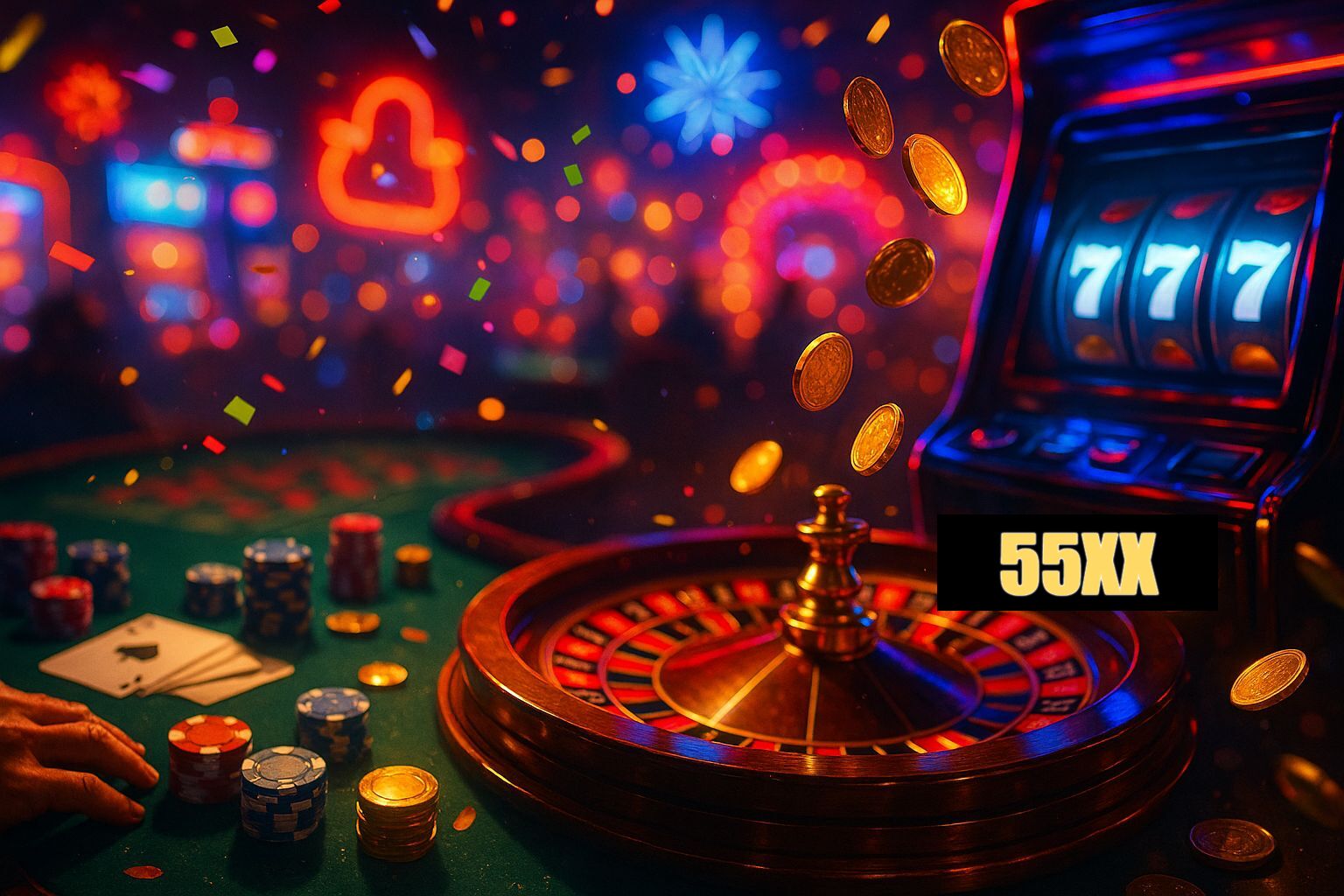 Jogos emocionantes no 55XX